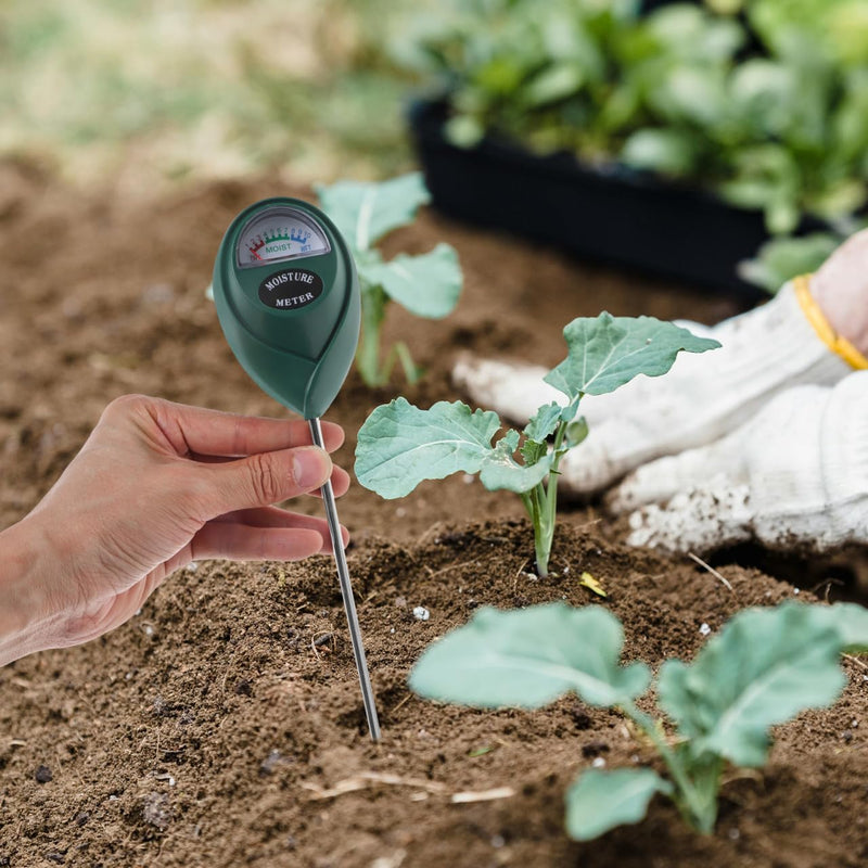 [Australia - AusPower] - VICASKY Soil Moisture Meter Deep Use Hygrometer Sensor Water Monitor Indicator for Garden Farming Lawn Indoor and Outdoor No Batteries Required 10.43 Inch 