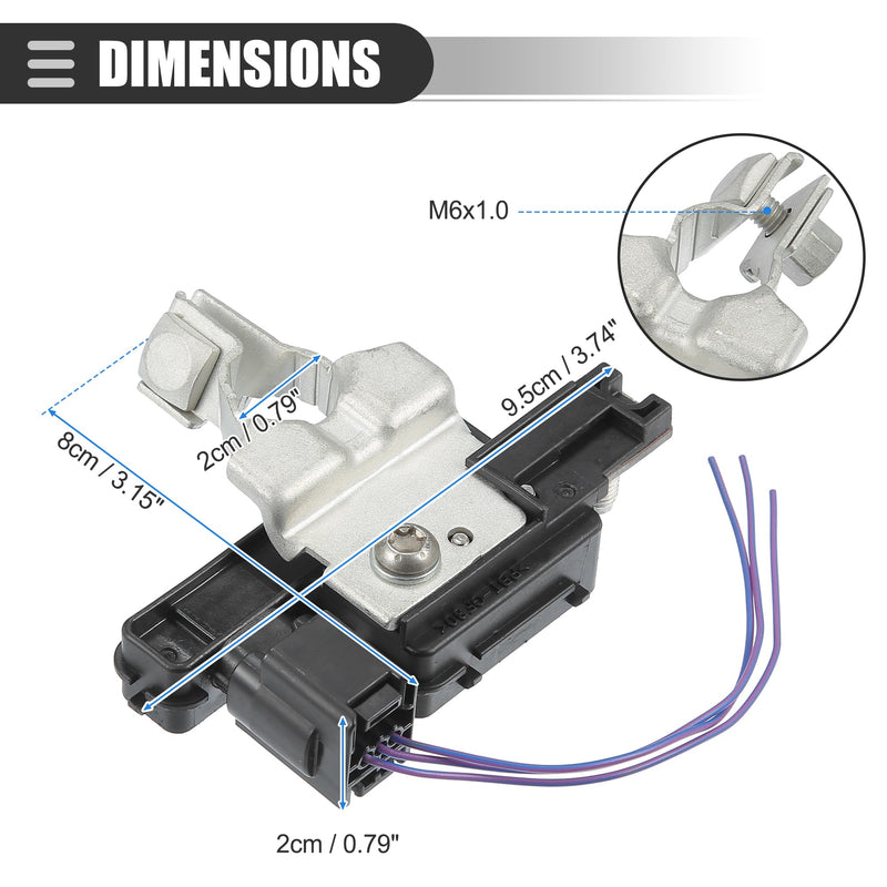 [Australia - AusPower] - Motoforti Battery Terminal with Pigtail Connector, for Honda Accord 2013-2017, Acura RLX, Current Sensor, Metal, No.38920T2AA04 