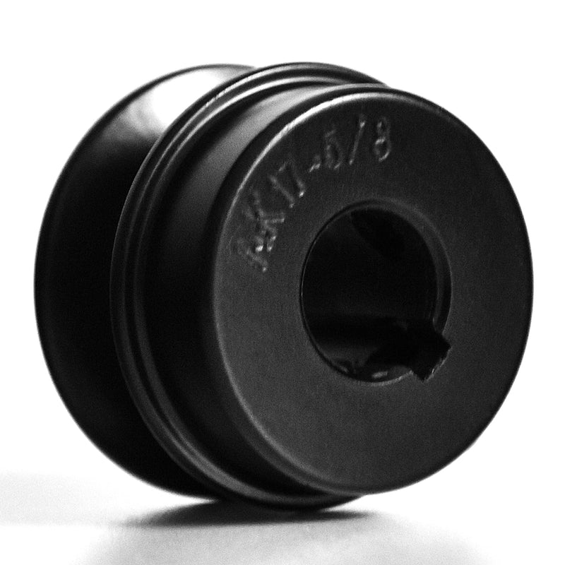 [Australia - AusPower] - AK1758 Mechanical V-Belt Pulleys, 1.75" OD 5/8" Fixed Bore, Single Groove, Cast Iron, for 3L, 4L, A, AX V-Belt 