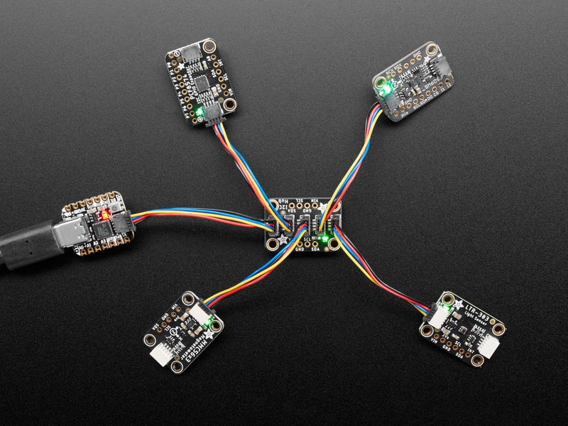 Adafruit Qwiic/Stemma QT 5 Port Hub, 5625