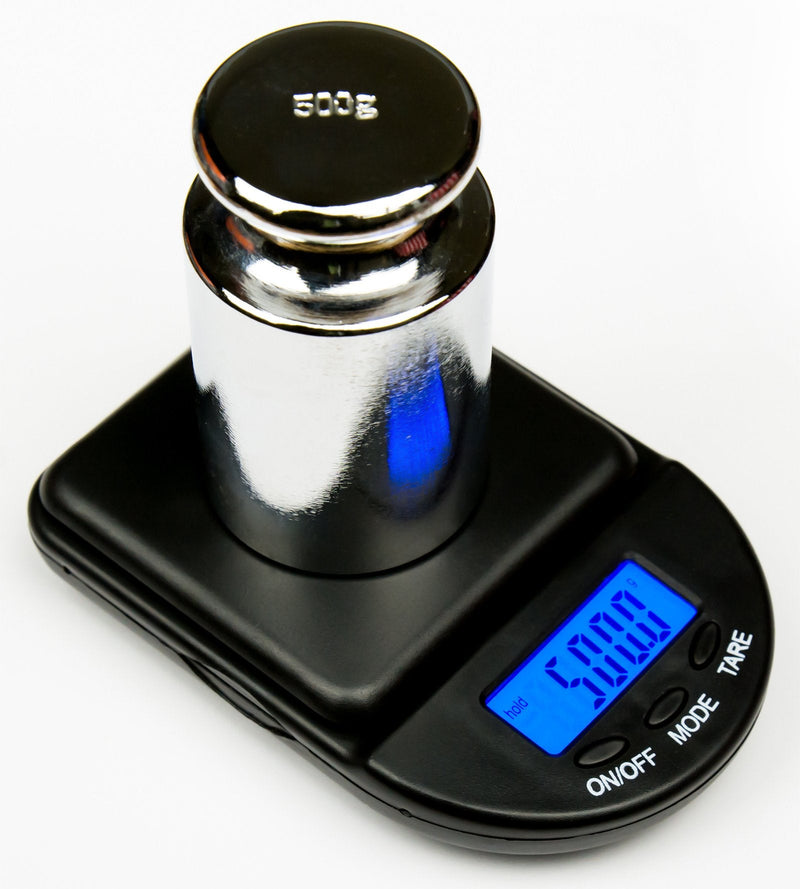 [Australia - AusPower] - Weighmax Black Digital Coin/Jewelry Pocket Scale 0.1g 