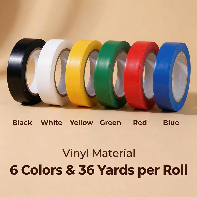 Vinyl Floor Tape, Floor Marking Tape No Residue Multipurpose for Gyms, Classroom, Office, Home, DIY, Craft, Dance Studio Yellow 2" X 36 Yds X2ROLL