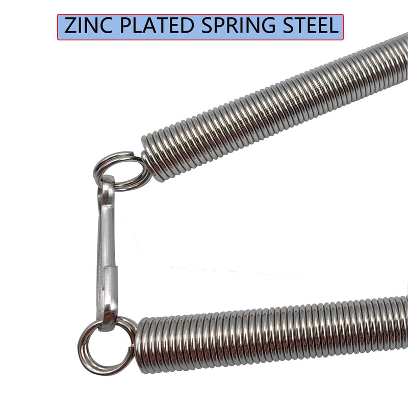 [Australia - AusPower] - 20 Inch Long Extension Spring, Zinc Plated Steel Screen Door Spring, 2 Pack 