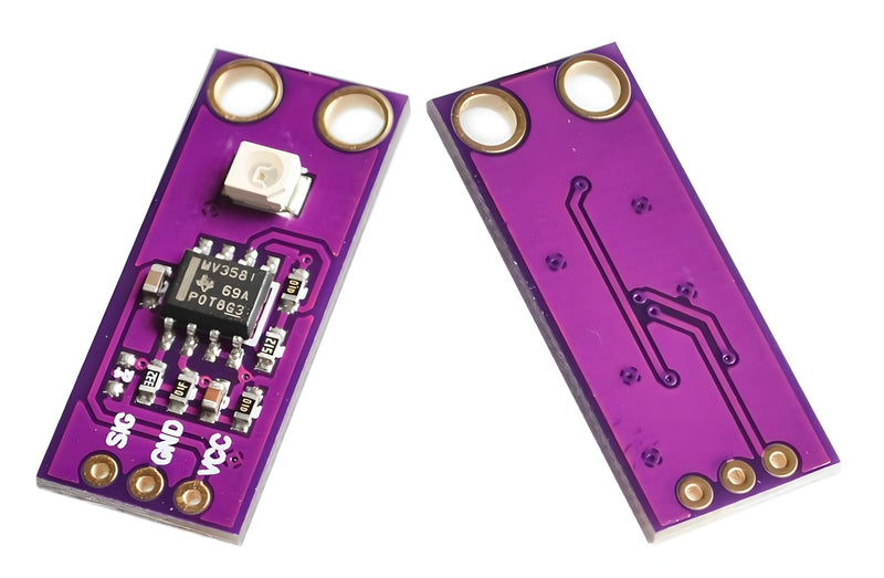 [Australia - AusPower] - 5pcs MCU-GUVA-S12SD Solar UV Intensity Sensor, GUVA-S12SD UV Detect Sensor, Ultraviolet Light Sensor, S12SD Light Sensor, Wavelength Detection Range 240nm-370nm 130 Degrees Large Angle 