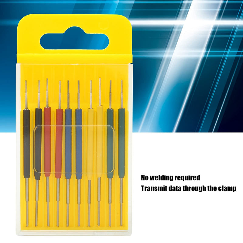 [Australia - AusPower] - IC Test Hook Clips Micro Grabber Clips SMD SOIC 10Pcs for Logic Analyzer Programmer Generator 