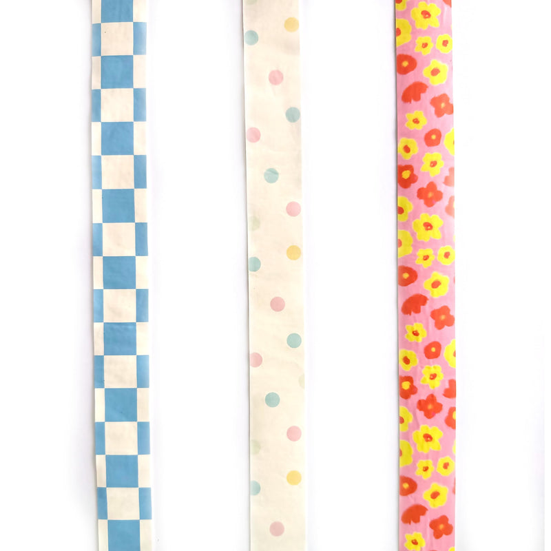 Tennis Racket Grip Tape - Customizable and Tac Moisture Feel Tennis Grips - Anti Slip Tennis Overgrip for Tennis Racket 3 Polka Dot