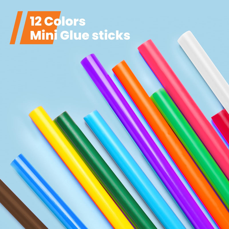 [Australia - AusPower] - Mini Glue Gun Sticks, GoGonova 120 Pcs Clear Mini Glue Sticks, 0.27" Diameter and 4" Long Hot Melt Glue Sticks - Compatible with Most Mini Glue Guns 