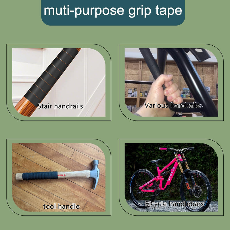 Black Grip Tape,4In x10Ft,Rubber Anti Slip Tape,Textured Ultra-Thin Grip Tape for desktops, Grips, armrests,Small Objects,Mobile Phones, Secure Hold,Friction,Comfort,DIY,Wear-Resistant 4Inx10Ft