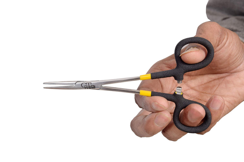 [Australia - AusPower] - CHEF'S TRADE Fishing Hemostat Pliers Forceps Locking Clamps Stainless Steel with Grip 