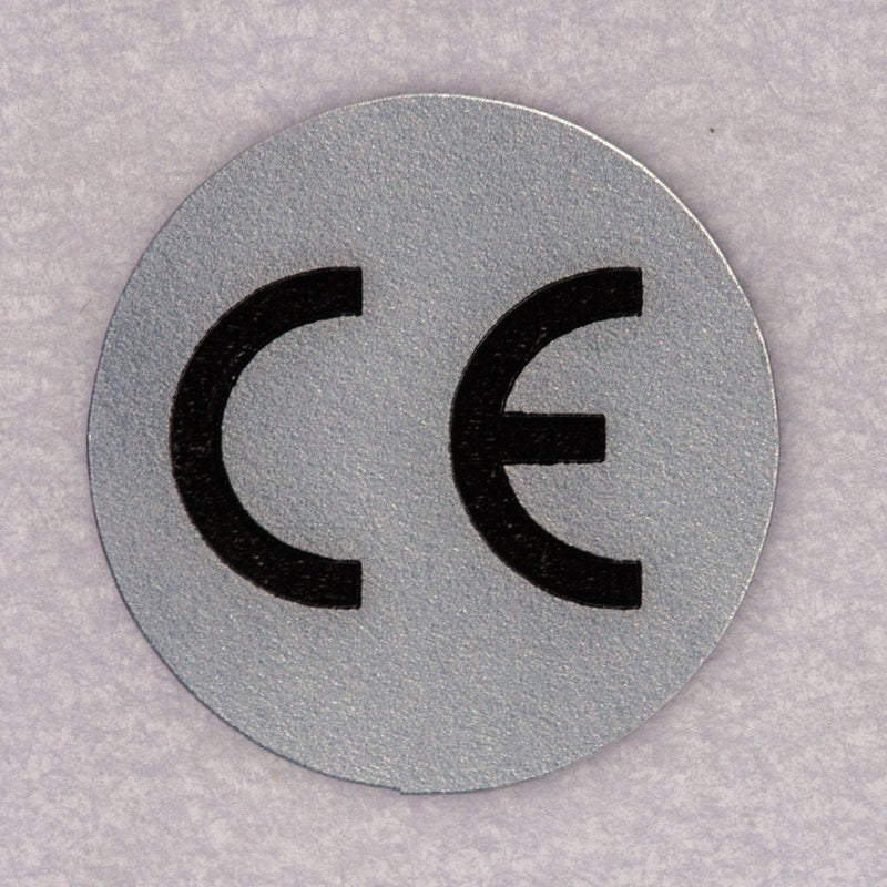 justlabel 1000pcs CE Sticker CE Marks CE Adhesive Sticker Round Shape Diameter 1CM