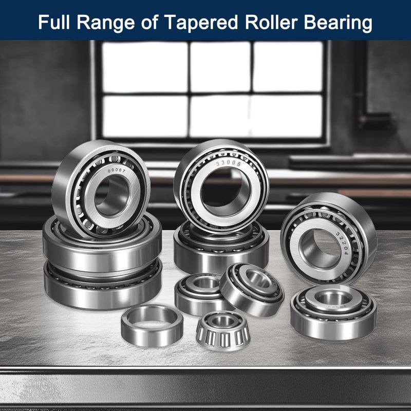 [Australia - AusPower] - 2 Pack M84548/10 Tapered Roller Bearing Cone and Cup Set, 1" Bore 2.25" OD 0.765" Cup Width, Chrome Steel Taper Bearings Set, ABEC-3 M84548/M84510 