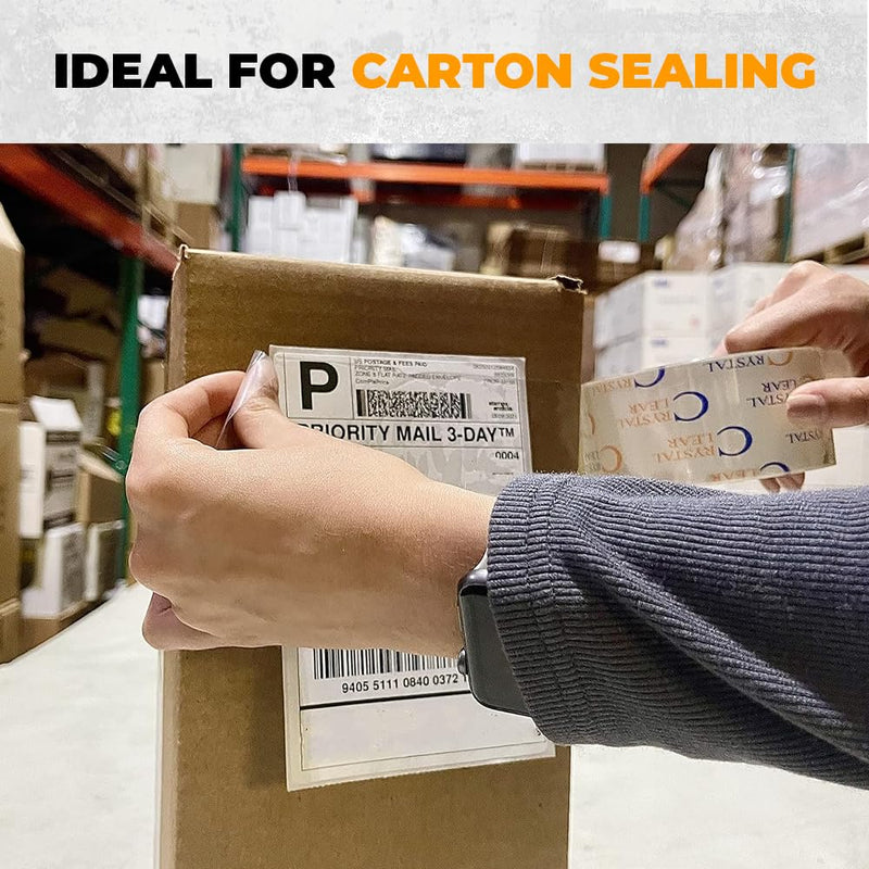 WOD CST22CC Crystal Clear Multi-Purpose Book Repair Tape – 2 inch x 55 yds. See-Through Protection, Label Covering, Outdoor Uses, Lamination, and Carton Sealing. 2 inch x 55 yds.