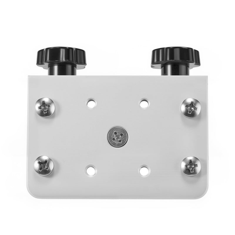 90° Aluminum Track Mount Base – CNC Marine Bracket for Versatrack Boat Accessories, Lund Sport Track, Ranger, Lowe – Fits Brocraft, Cannon, Scotty, RAM Mounts – Boat Track System 90 Degree Boat Track