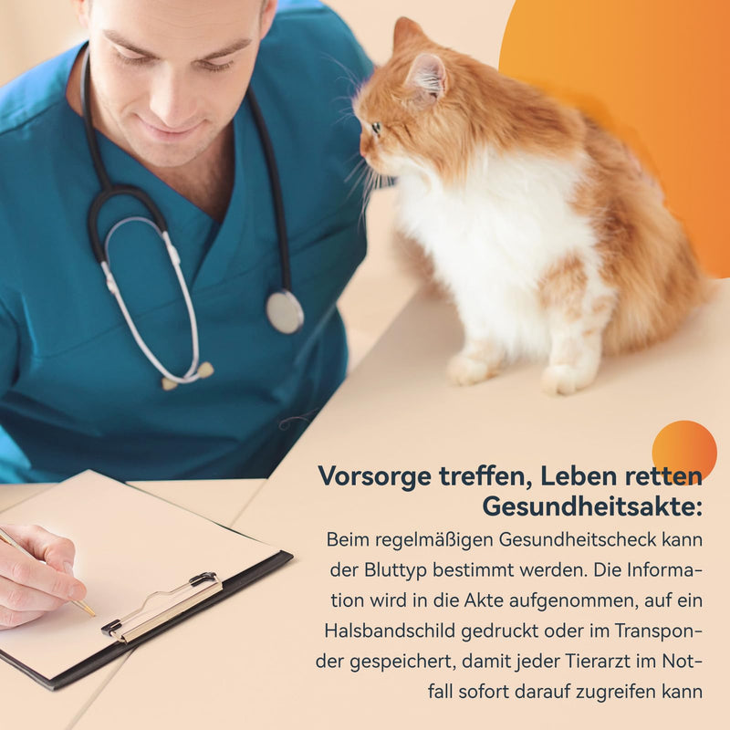 ALEVEPET FAST Cat Blood Group Test Kit Blood Type Cat A/B/AB for Breeding Blood Transfusion 2 Tests
