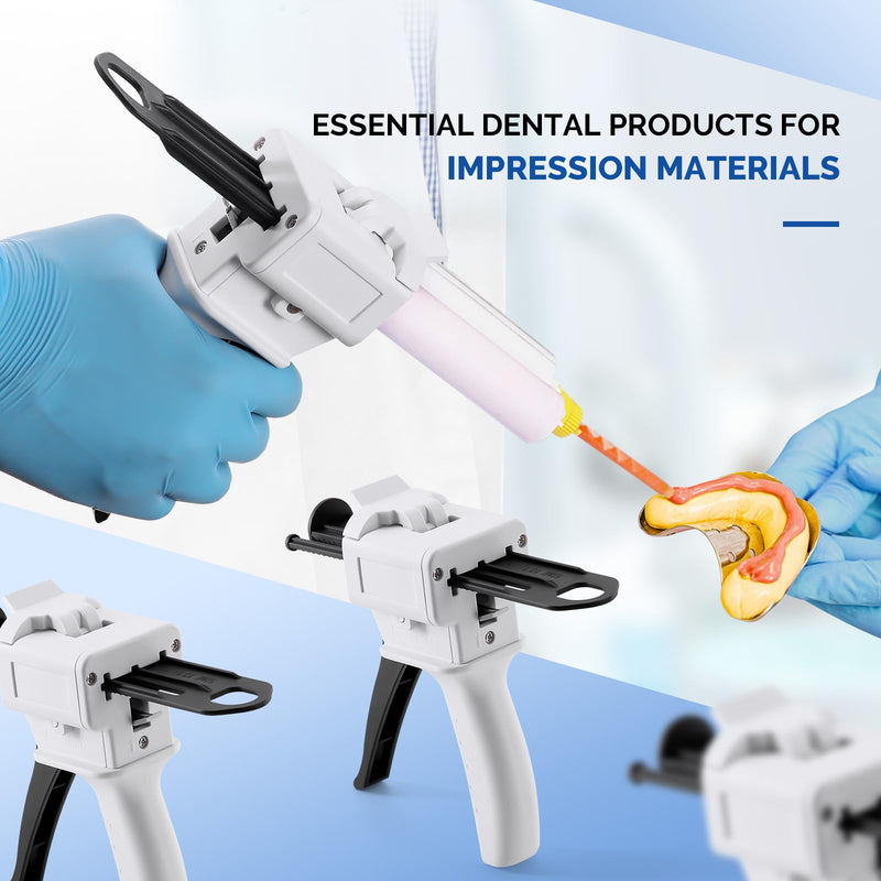 [Australia - AusPower] - JMU Dispenser Gun 50ml 10:1 Dental Impression Mixing Dispensing Gun Kit 
