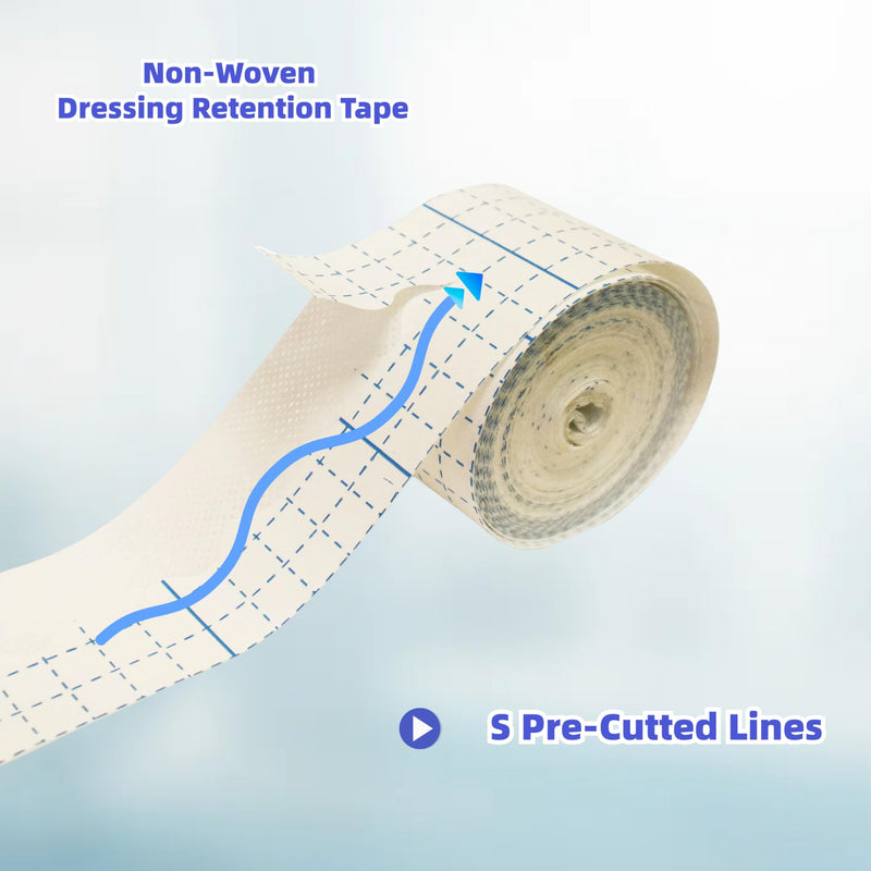 [Australia - AusPower] - Non-Woven Dressing Retention Tape,2InchesX11Yards,Gentle Adhesive Bandage, Hypoallergenic and Breathable,Medical Grade Wound Dressing Tape Sensitive Skin for Wound Care?Pack of 1Roll? 2InchesX11Yards 1 