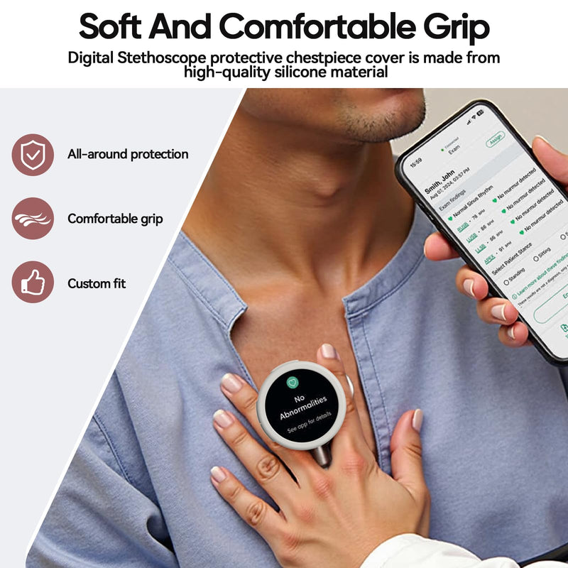 [Australia - AusPower] - AWINNER Stethoscope Cover Compatible with EKO CORE 500 Digital, 3 Pack (Silt+Starlight+Purple) Silt+Starlight+Purple 