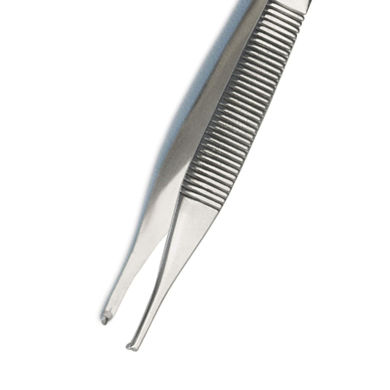 Graham-Field Adson Thumb Tissue Forceps, 1x2 Teeth, Stainless Steel, Medical Tools and Surgical Suture Kit 4 3/4" Length, 2758