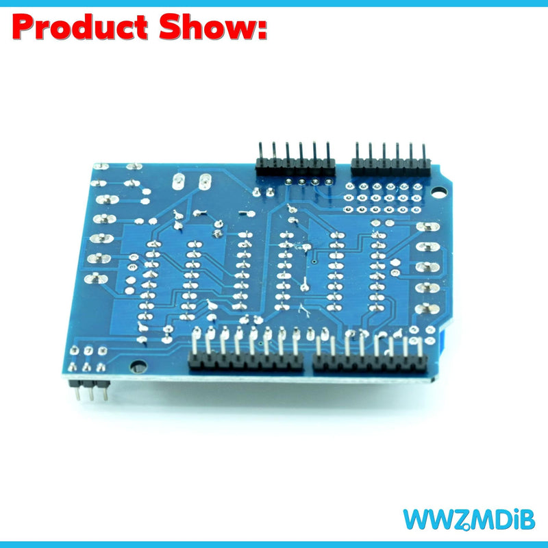 [Australia - AusPower] - 2Pcs L293D DC Stepper Motor Drive Shield Expansion Board for Arduino Raspberry Pi DIY Experiments 