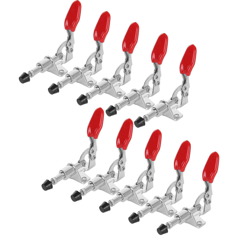 [Australia - AusPower] - 10 PCS Pull Latch 301AM Adjustable Toggle Clamp Stroke Clamp Push Pull Toggle Clamp Quick Release Hand Tool Holding Capacity Toggle Latch for Welding, Woodworking Gh-301am 