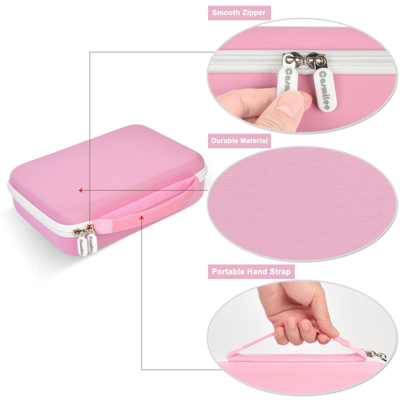 casmilee Case Compatible with 3Doodler Start+ Essentials 3D Pen Set for Kids, Art Activity Set Storage for Educational STEM Toy, Hold Plastic Filaments Strands- Pink Case Only