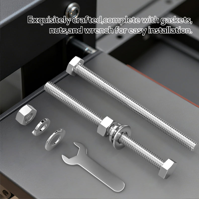 [Australia - AusPower] - 20PCS 5/16-18" x 6" 304 Stainless Steel Fully Threads Bolt, Hex Head Bolts with Nut Spacer and Spanner 5/16-18" x 6" 20 