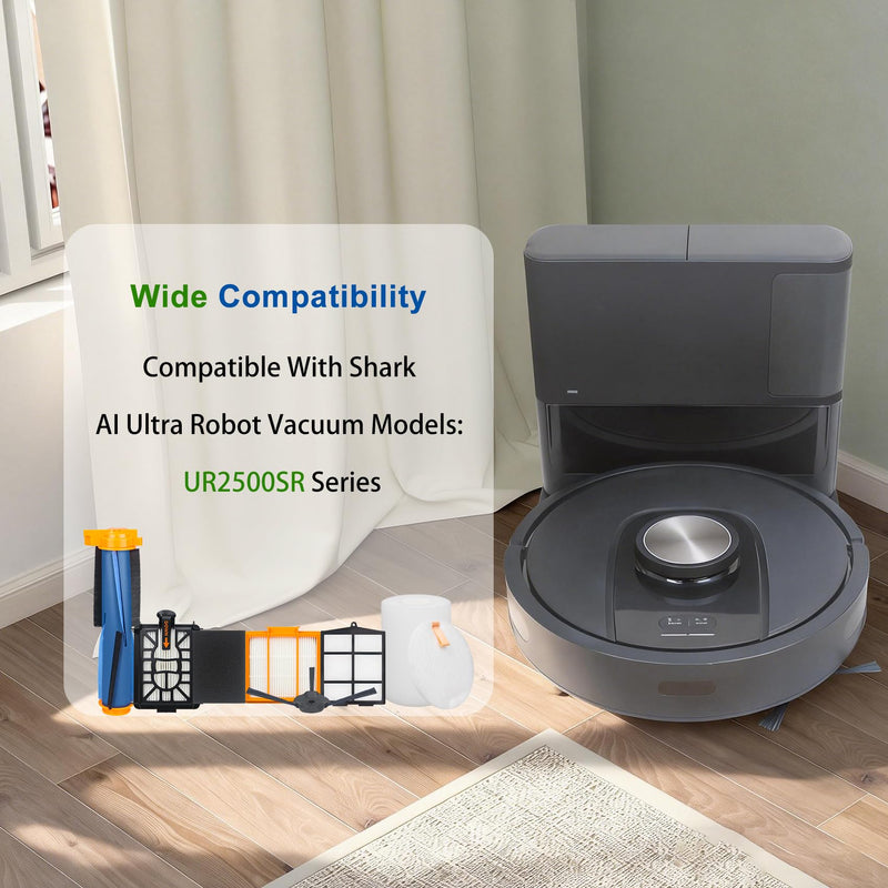 Replacement Parts for Shark UR2500SR AI Ultra Robot Vacuum (13 Pack) 13 Pack