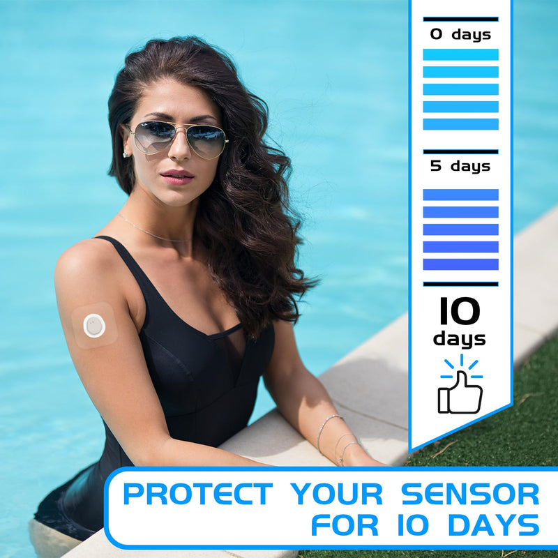 [Australia - AusPower] - Dexcom g7 Over Patches Waterproof Full Coverage 50 Pack Breathable & Transparent G7 Overpatch Tape Long Lasting to 10 Days for dexcom g7 50 Pcs 