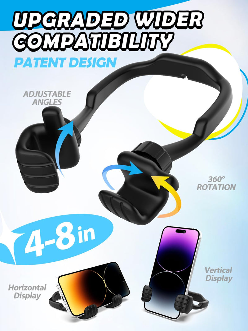 [Australia - AusPower] - Graduation Gifts for Her Him 2024 College High School Masters Degree Thumbs up Lazy Phone Stand Holder Funny Gadgets Teens Boys Girls Kids Dad Father Mother Husband Wife Adults Men Who Have Everything Black 