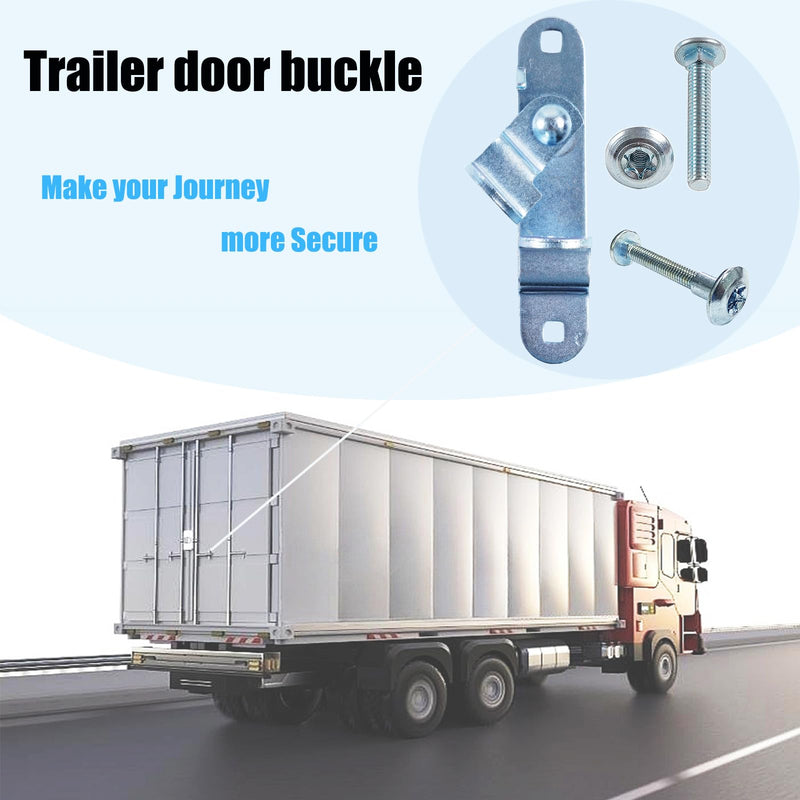 [Australia - AusPower] - Cargo Trailer Door hasp Bar Lock Handle Keeper Padlock Race Enclosed car Hauler 5/16" Thread Torx Truss Dome Head Nut w/ 5/16" x 2" Carriage Bolts 