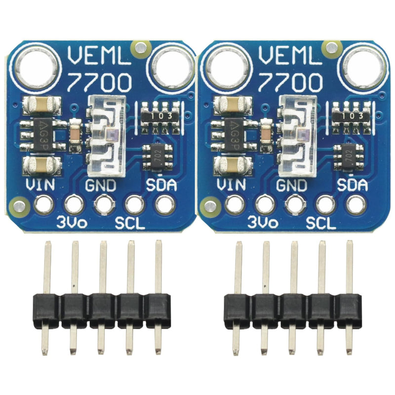 [Australia - AusPower] - 2 Pcs 16-bit I2C Interface VEML7700 Ambient Light Sensor Module for Arduino 