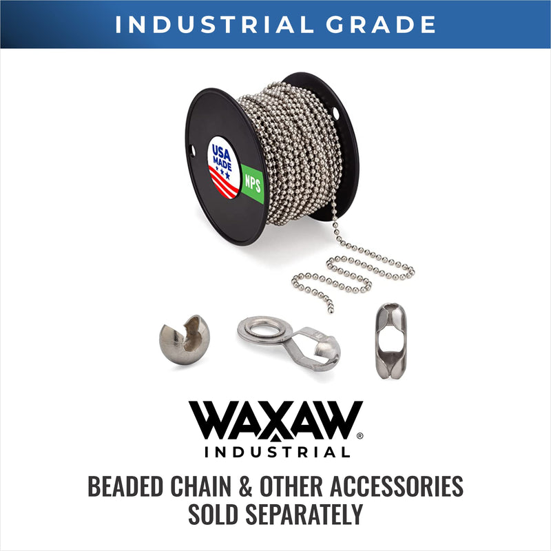 [Australia - AusPower] - Bead Chain Stop10.0mm (12 Pack) Extra Large for #10 Beaded Ball Chain USA Made by WAXAW X-LARGE 10.0mm 