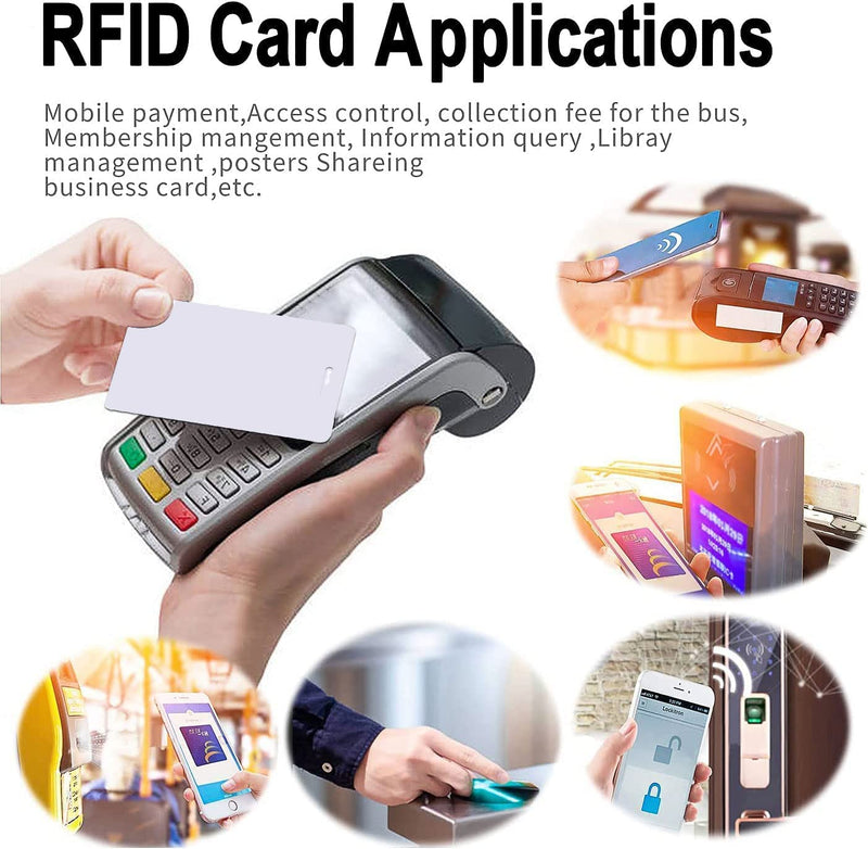 [Australia - AusPower] - 30pcs T5577 Thick Smart Cards, Contactless 125khz RFID Rewritable Proximity Clamshell Weigand Prox Card, Compatible with 1386 1326 H10301 Format Readers and Keyless Entry Access Control Systems 30 PCS 