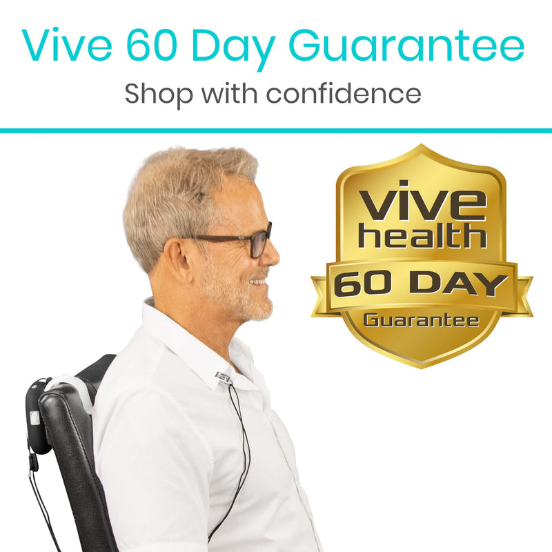 [Australia - AusPower] - Vive Magnet Pull Cord Chair Alarm for Elderly Adults - Bed Alarm - Fall Prevention for Elderly Dementia Patients - String Exit Alert Detection for Caregivers Monitoring Seniors - Batteries Included White 