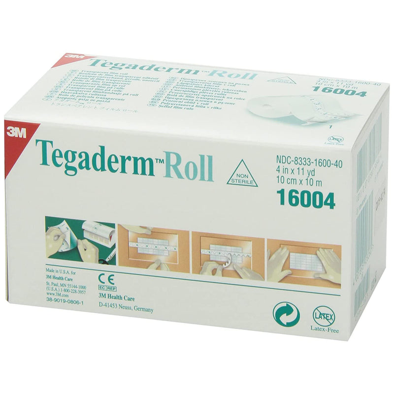 [Australia - AusPower] - 3M Health Care 16004 Dressing, Transparent Film Roll, 4 in x 11 yd (10 cm x 10 m) 4 Inch (Pack of 1) 