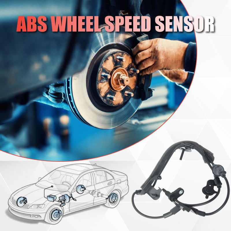 [Australia - AusPower] - ALS1251 Rear Right ABS Wheel Speed Sensor Compatible with RAV4 2006 2007 2008 2009 2010 2011 2012 2.4L 2.5L L4 3.5L V6 