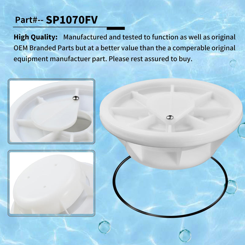 SP1070FV Plastic Equalizer Skimmer Float Valve Assembly with O-Ring, Perfectly Compatible with Hayward Skim Master; Part# SP1070FV