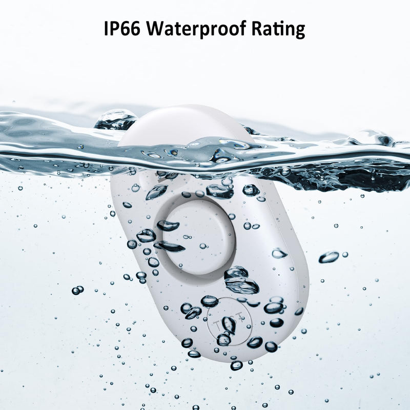 [Australia - AusPower] - Water Leak Detector for Home, 100dB Water Sensor Alarm, Flood/Drip Leakage Detection Device for Pipe/Drain/Sink/Faucet, Floor Flooding in Basement/Bathroom/Kitchen/Toilet/Laundry Room 