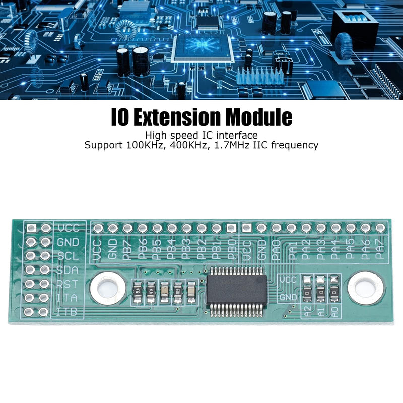 [Australia - AusPower] - 16 Channel IO Expansion Module I2C Interface, MCP23017 Chip, Full Functions, Flexible Configuration, High Speed IC Interface with Support for 100KHz 