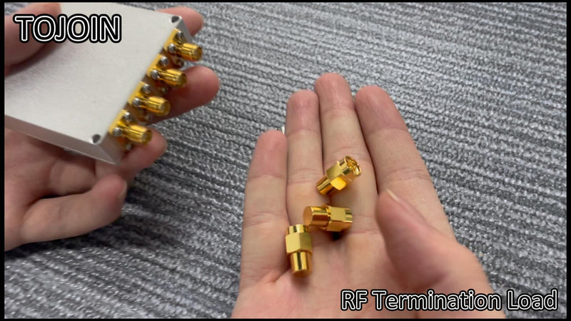 TOJOIN SMA Plug Load RF Termination Load DC to 8GHz/18GHz 50ohm Coaxial SMA Termination Resistor Load Plug RF Test Equipment Connection Adapter (SMA 8GHZ-2PCS) 2PCS CF-SMA-50-1 8GHZ