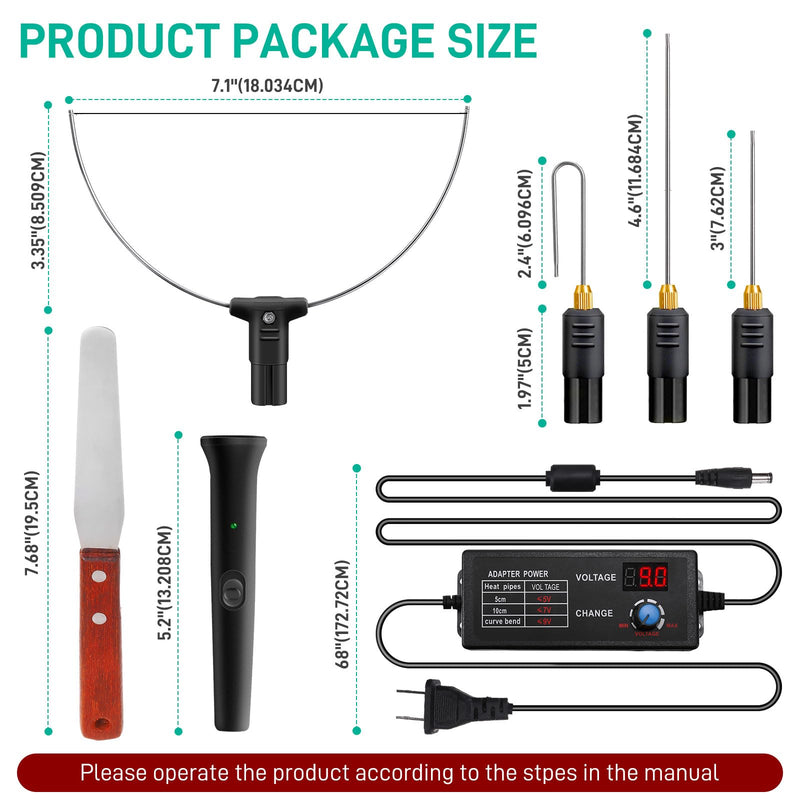 [Australia - AusPower] - Hot Foam CutterFoam Cutter Electric Cutting Machine Pen Tools Kit with 110-240V/0-28W Digital Voltage Controller Electric Cutting Machine Pen Tool 