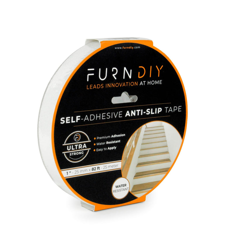 82ft Transparent Anti Slip Tape, Grip Tape for Stairs, Strong Adhesive Waterproof Tape, Yatch, Boat, Bathroom, Ladders, Pool, Carpet, Clear Grip Tape | Based in USA | 1" x 82ft 1" x 82'