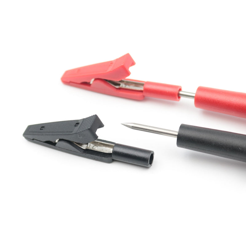 [Australia - AusPower] - 5Colors Insulated Mini Test Alligator Clips Crocodile Clamps for 2mm Test Probes, 2mm Banana Plugs Multimeter Electrical Testing 10Pcs 5 Colors 