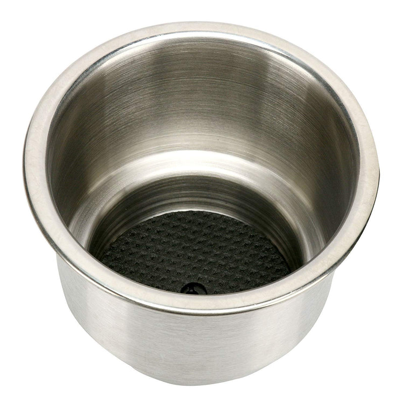 Amarine Made 5pcs Stainless Steel Cup Drink Holder with Drain Marine Boat Rv Camper