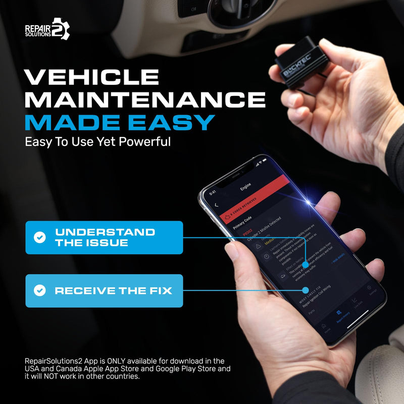 [Australia - AusPower] - BLCKTEC 410 Bluetooth OBD2 Scanner for iPhone & Android, No Subscription Fee, OBDII Car Code Reader, Diagnose Check Engine Light, Supports OBD2 Compliant Vehicles 1996 and Newer 