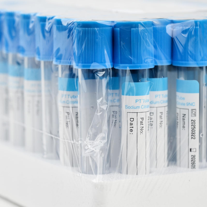 [Australia - AusPower] - Vacutainer Blood Collection Tubes 5ml PT Tube Vacuum Collecting Lab Tube for Lab Test Tubes Pet Animals Veterinary 100 Pcs Wrap Packaging 5 mL 