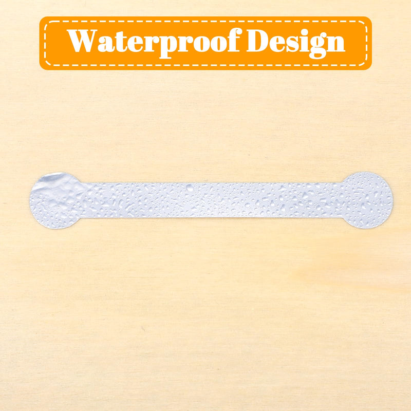 300 PCS Silver Tamper Evident Stickers Tamper Proof Tape Security Labels 0.5 X 2.9 Inch Bottle Sealing Tape for Food Packaging, Bottles, Envelopes