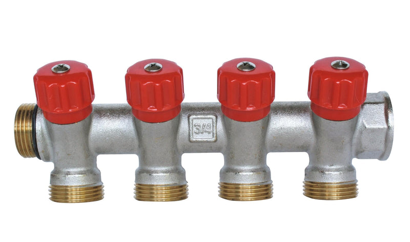 Somatherm 4020-04-20R 1 x Sani Collar, Easy Lock 4 Output 3/4-3/4Ek, with Mini Valves