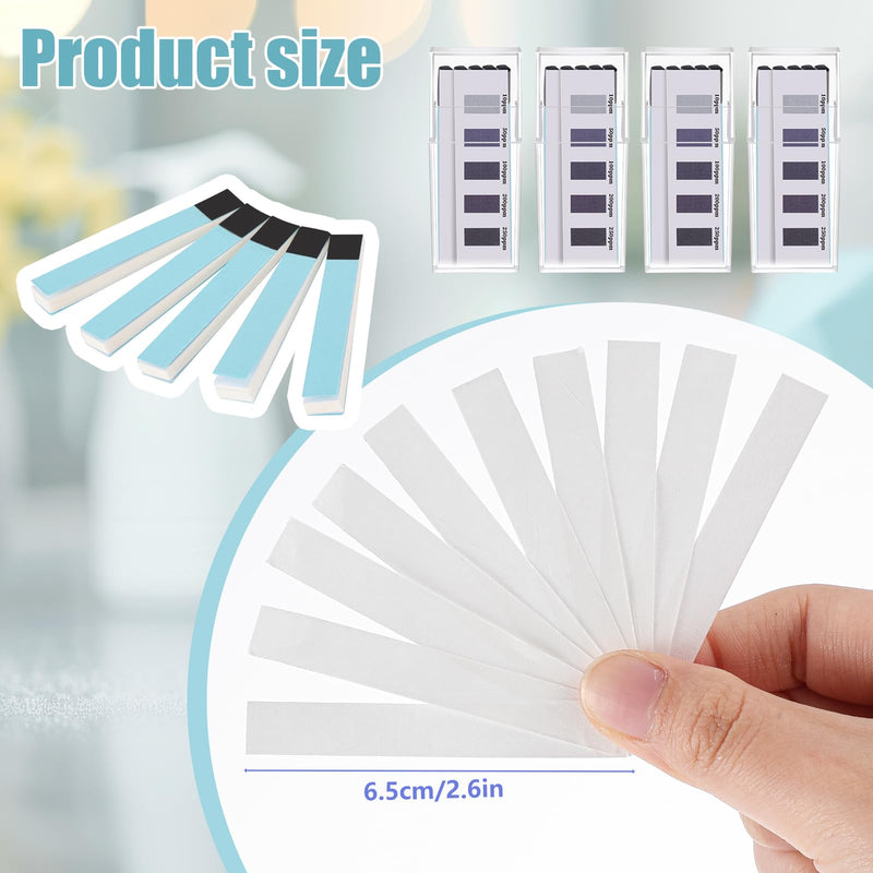[Australia - AusPower] - 400 Pcs Chlorine Test Strips for Food Service and Restaurants 4 Vial of 100 Sanitizer Bleach Test Strips 0-250 ppm, Instant Result 