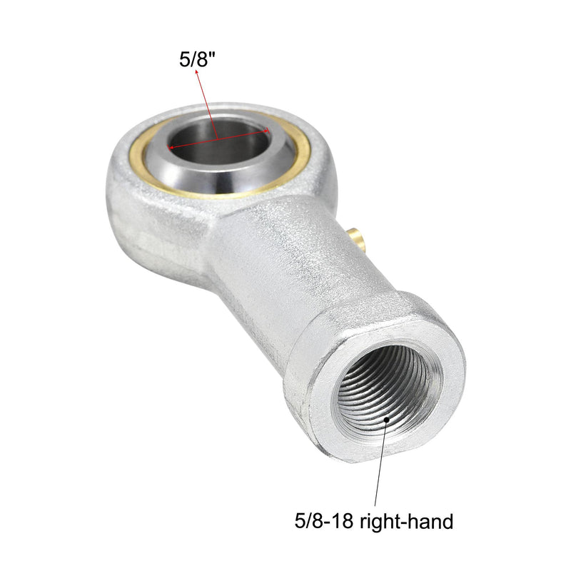 [Australia - AusPower] - uxcell PHSB10 Rod End Bearing 5/8-inch Bore Pre-lubricated Bearing 5/8-18 Female Thread Right Hand 5/8" 